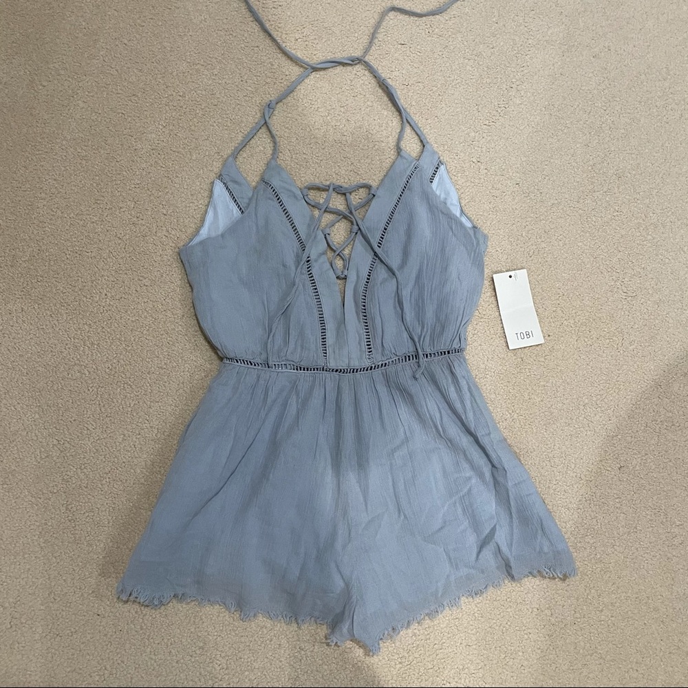 Tobi Blue Romper size S